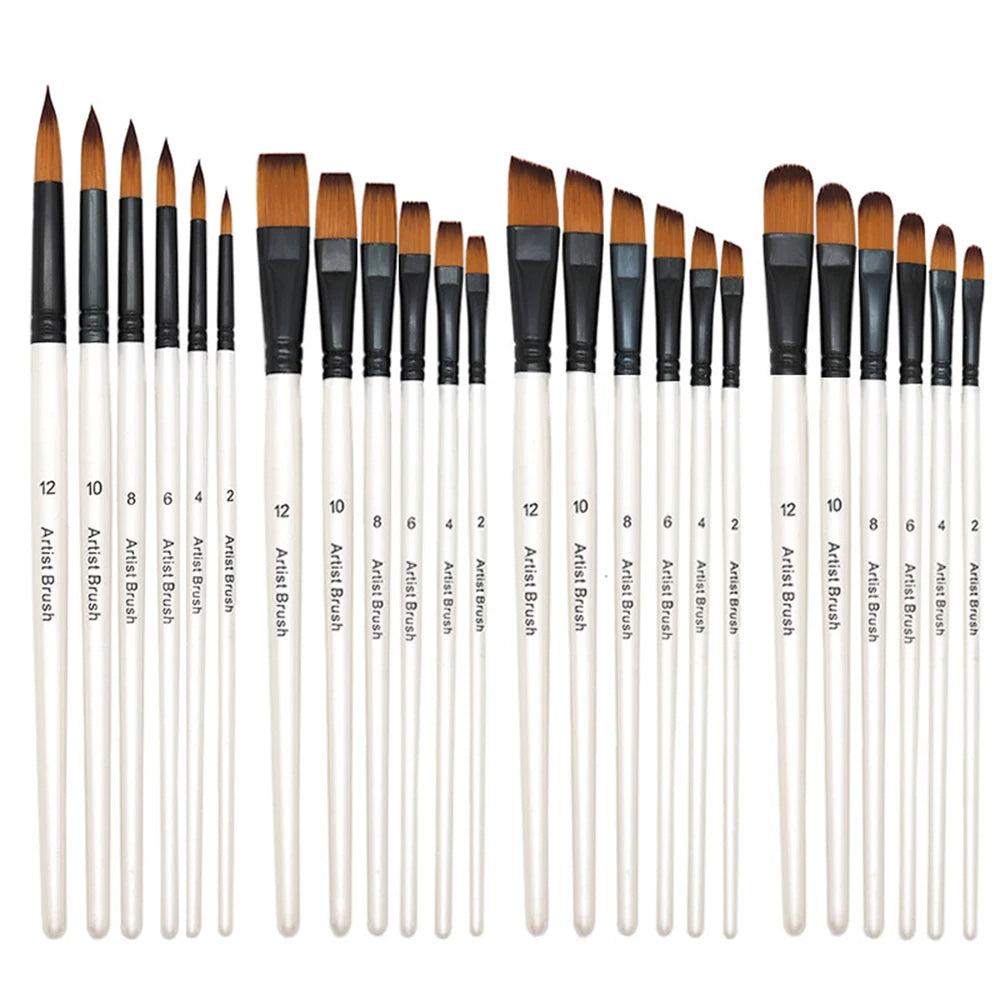 6pcs Artist Paint Brushes Set