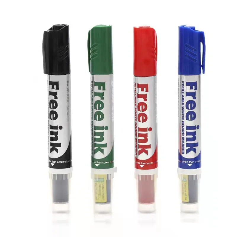 10 Pcs Erasable Whiteboard Markers
