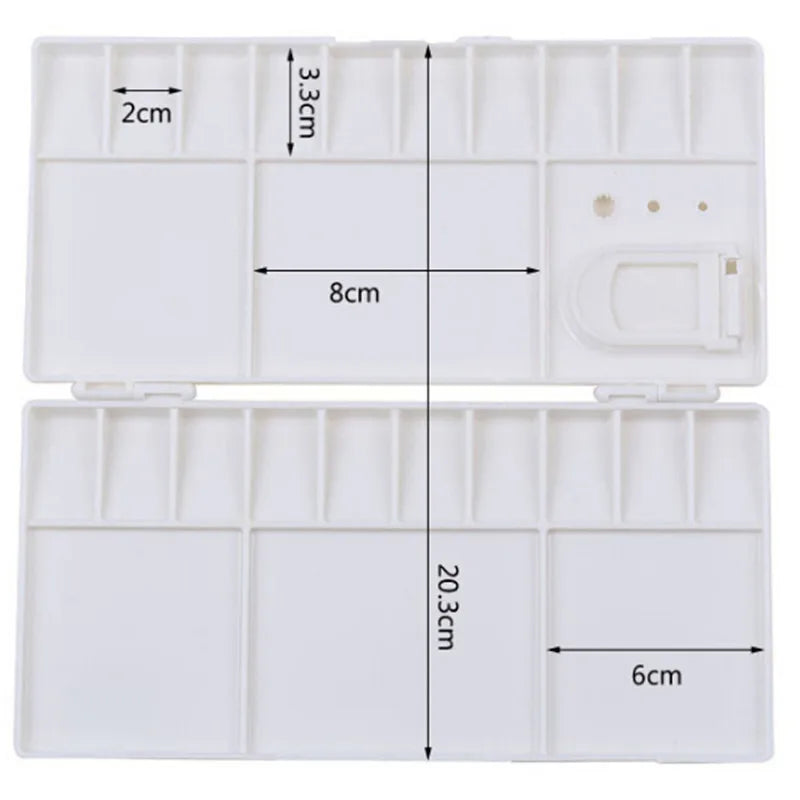 1PC 25 Grids Palette