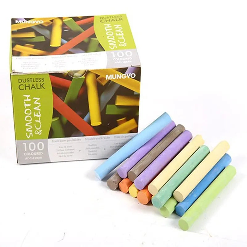 100 pcs/box Multi-colour Chalk