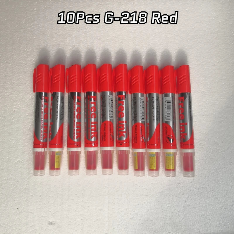 10 Pcs Erasable Whiteboard Markers