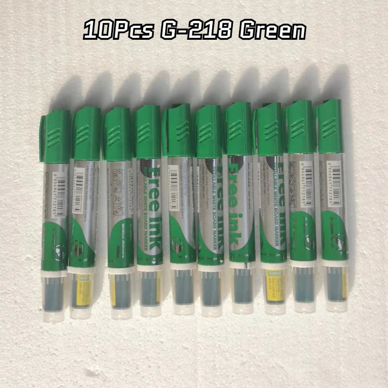 10 Pcs Erasable Whiteboard Markers