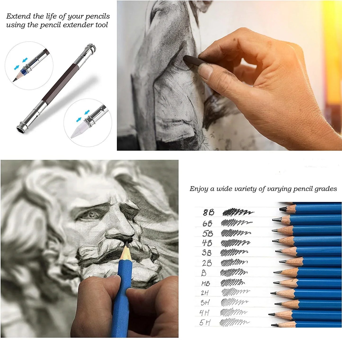 Art Drawing Sketching Pencil Set