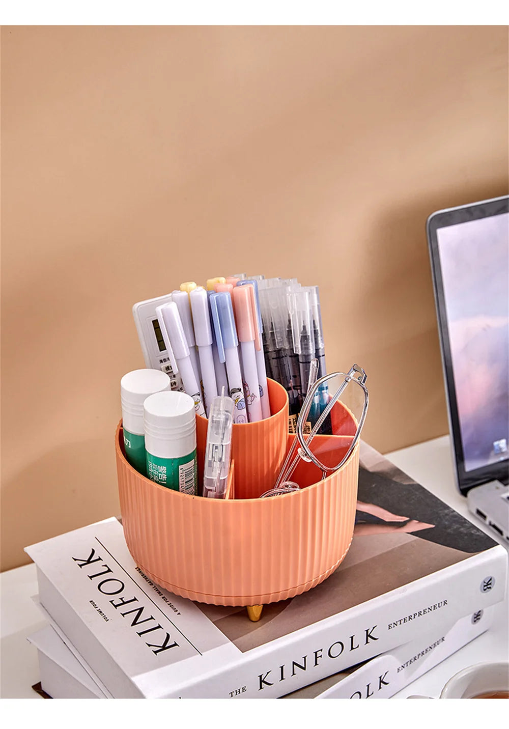 360°Rotating Desktop Organizer