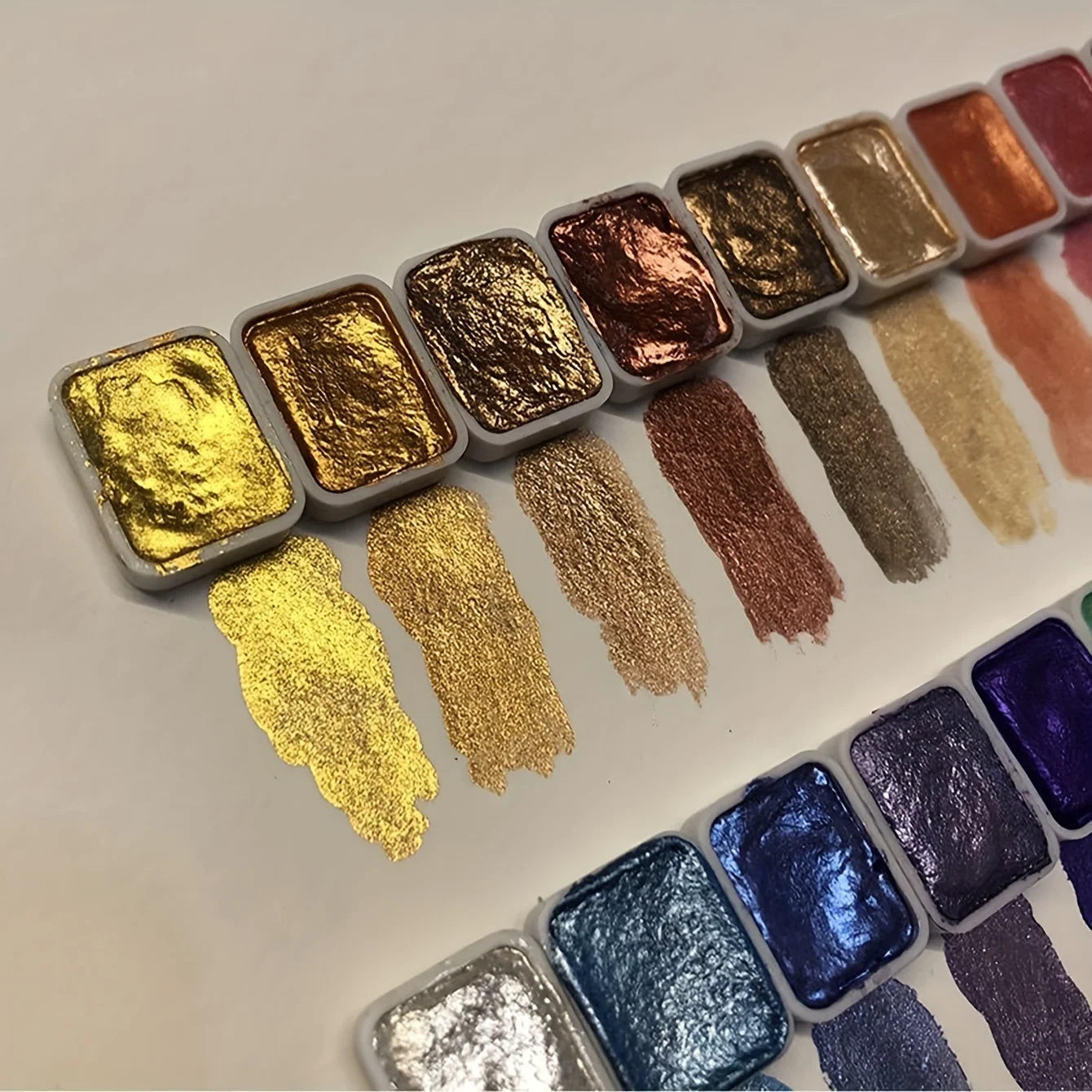20 Metal Colours Painting Set