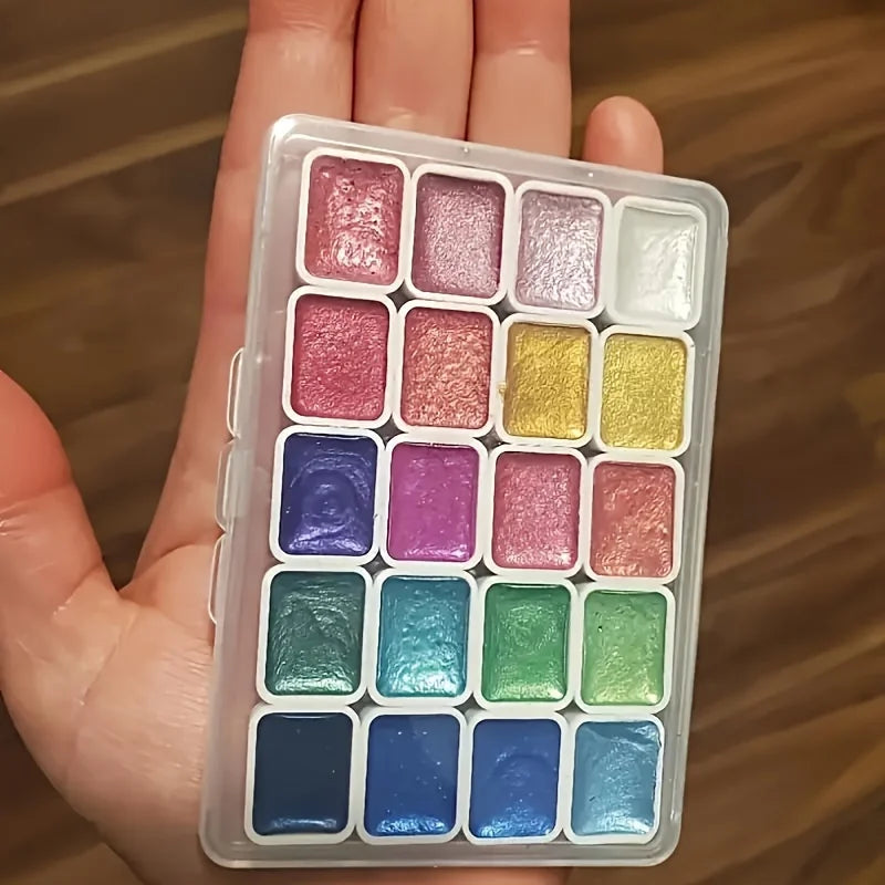 20 Metal Colours Painting Set