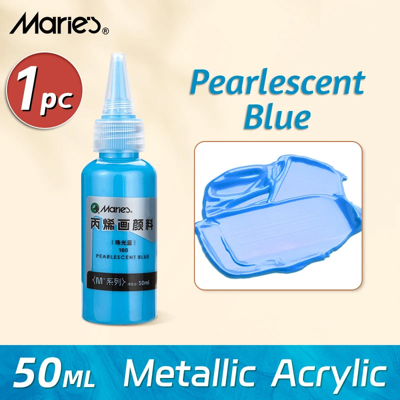 50ml Marie's Metallic Acrylic Paint