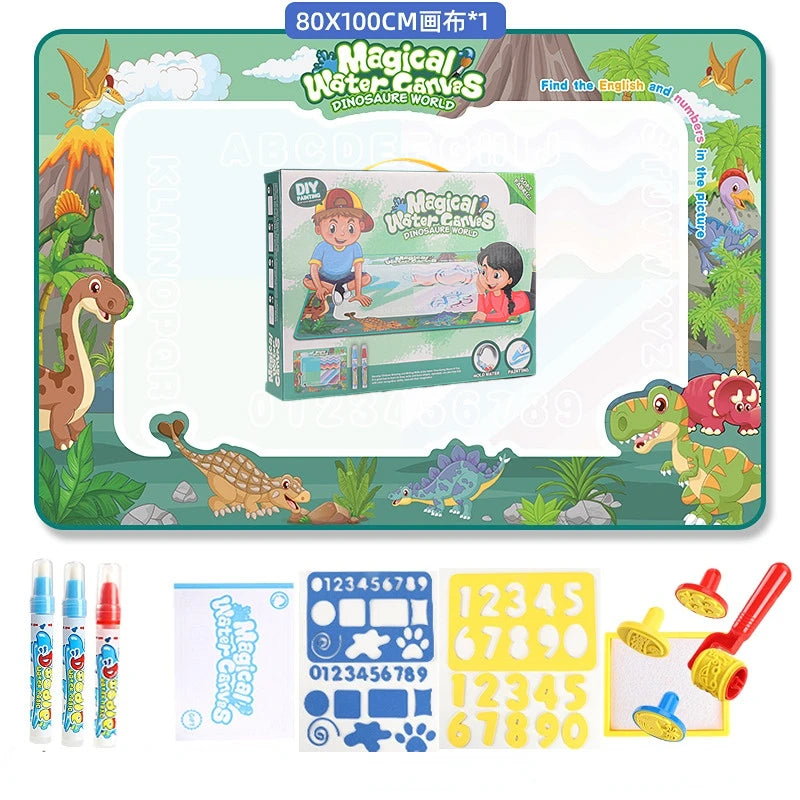 100x80CM Water Drawing Mat With Reusable Pens
