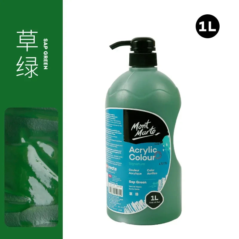 1 Liter Mont Marte Acrylic Paint