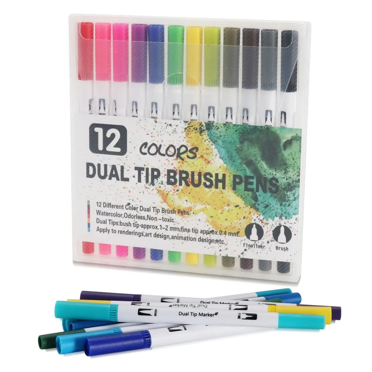 12/24/36/48 Colours Art Marker Dual Brush