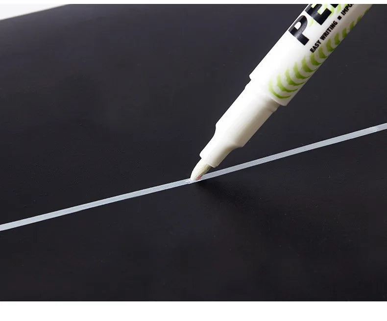 10pcs/Set White Marker Pen