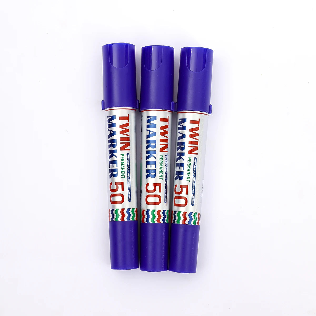 3pcs Waterproof Large Permanent Markers Dual Tips 2-6mm