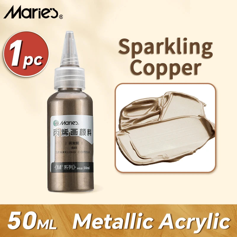 50ml Marie's Metallic Acrylic Paint