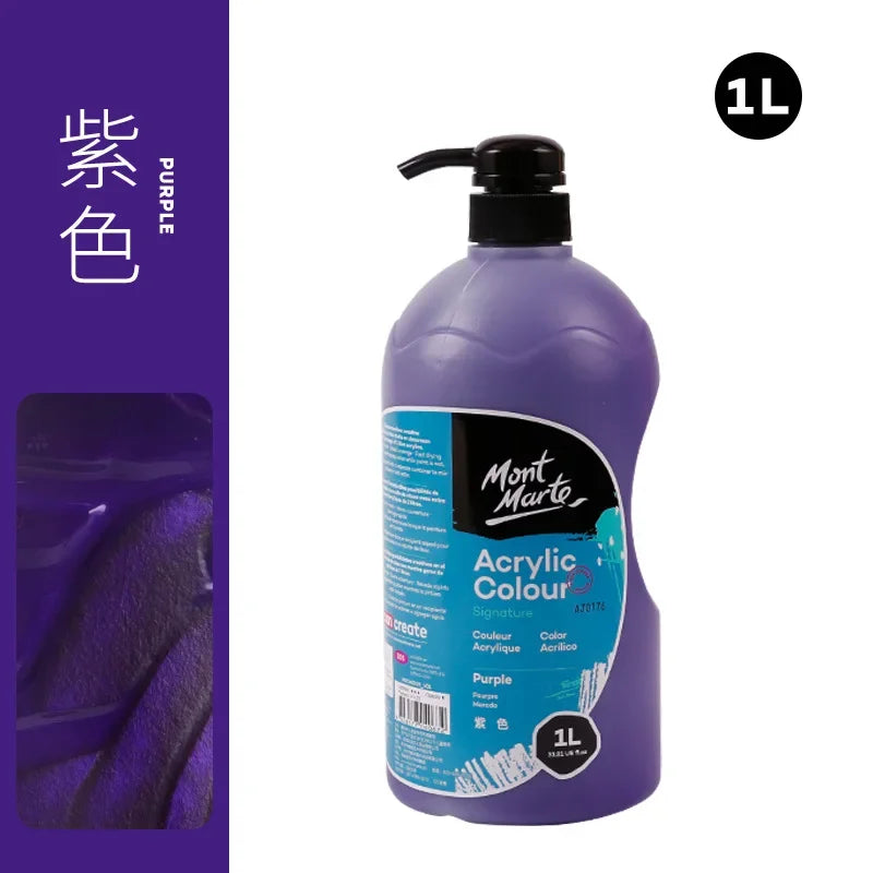 1 Liter Mont Marte Acrylic Paint
