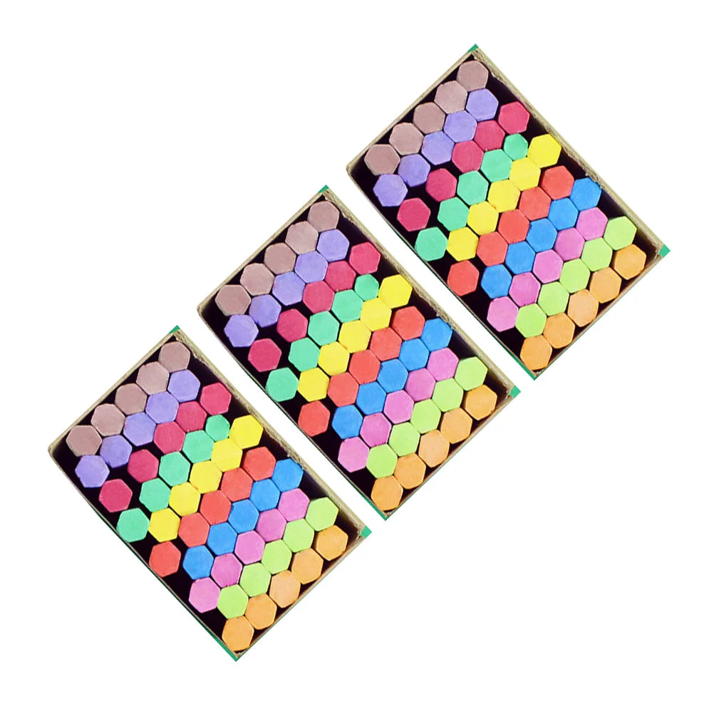 Hex Chalks Graffiti Chalkboard Dustless 3 Boxes