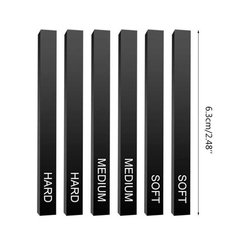 Black Charcoal Sticks 6 PCS