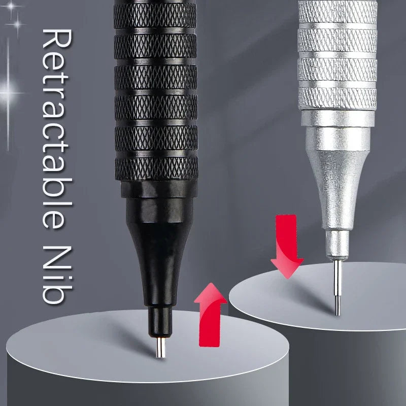 1Pc Mechanical Pencil 0.3/0.5/0.7/2.0mm Metal