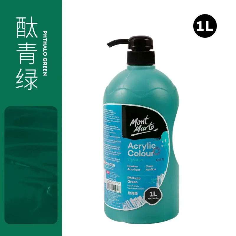 1 Liter Mont Marte Acrylic Paint