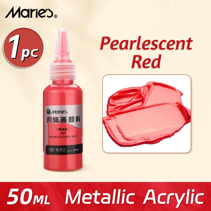 50ml Marie's Metallic Acrylic Paint