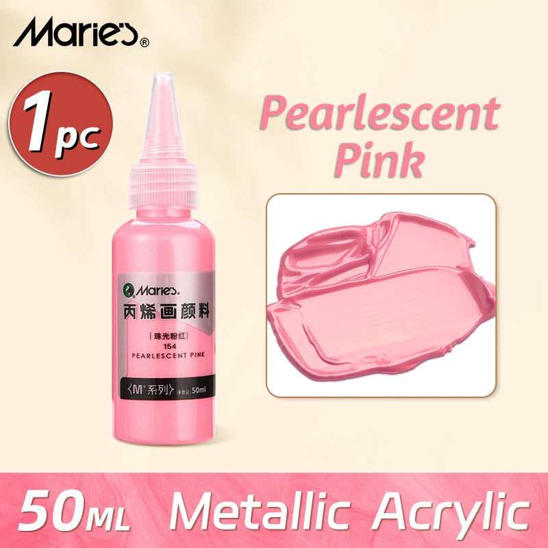 50ml Marie's Metallic Acrylic Paint
