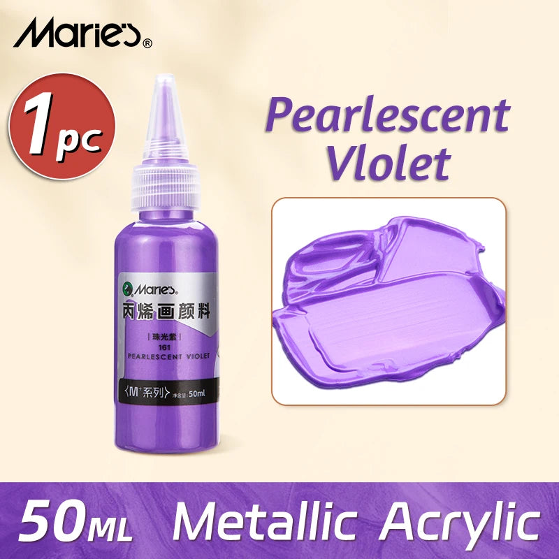 50ml Marie's Metallic Acrylic Paint