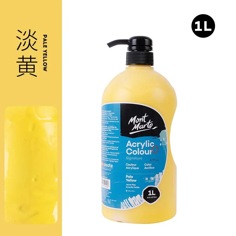 1 Liter Mont Marte Acrylic Paint