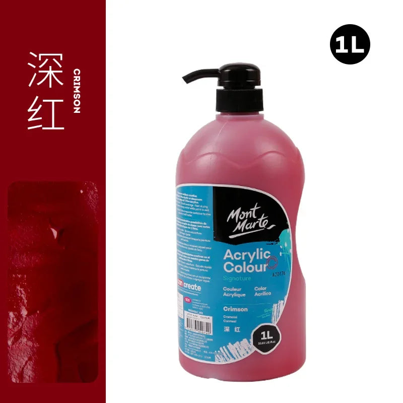 1 Liter Mont Marte Acrylic Paint