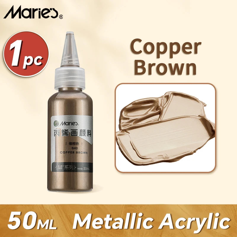 50ml Marie's Metallic Acrylic Paint