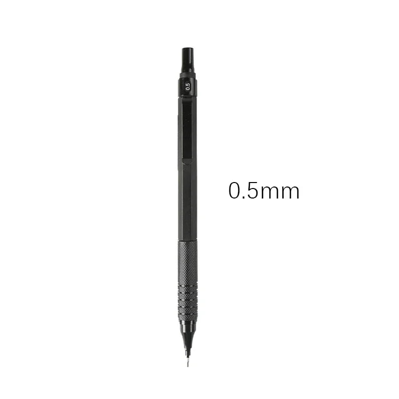 1Pc Mechanical Pencil 0.3/0.5/0.7/2.0mm Metal