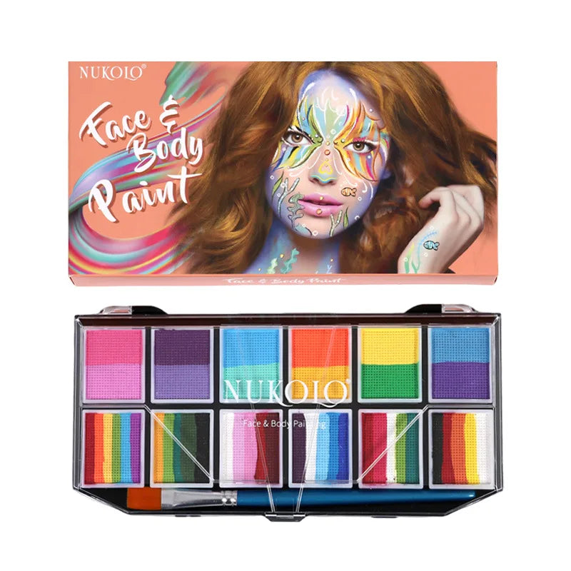 12 Colours Face Body Paint