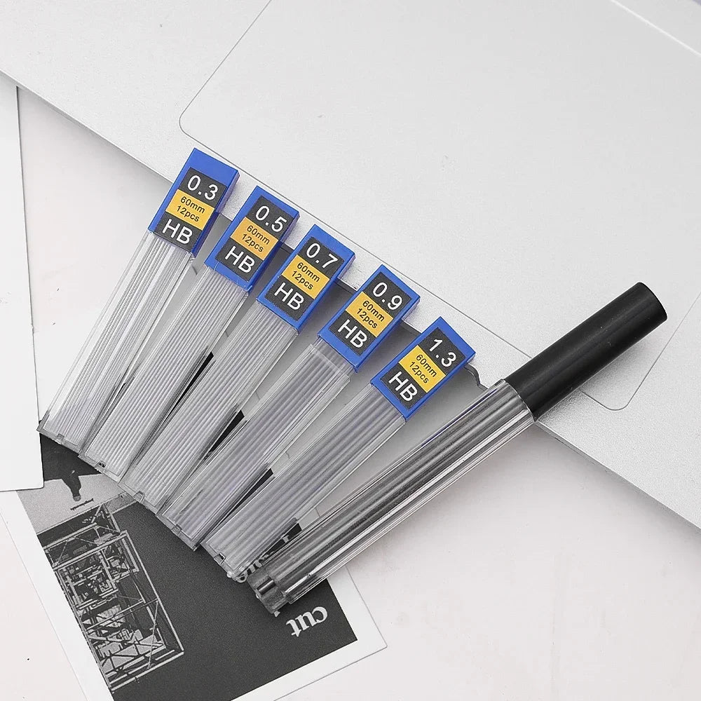 0.3 0.5 0.7 0.9 1.3 2.0mm Mechanical Pencil Refill Leads