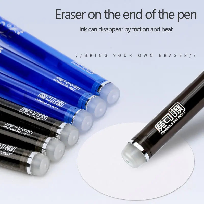 26 Pcs/Set Erasable Gel Pens 0.35mm