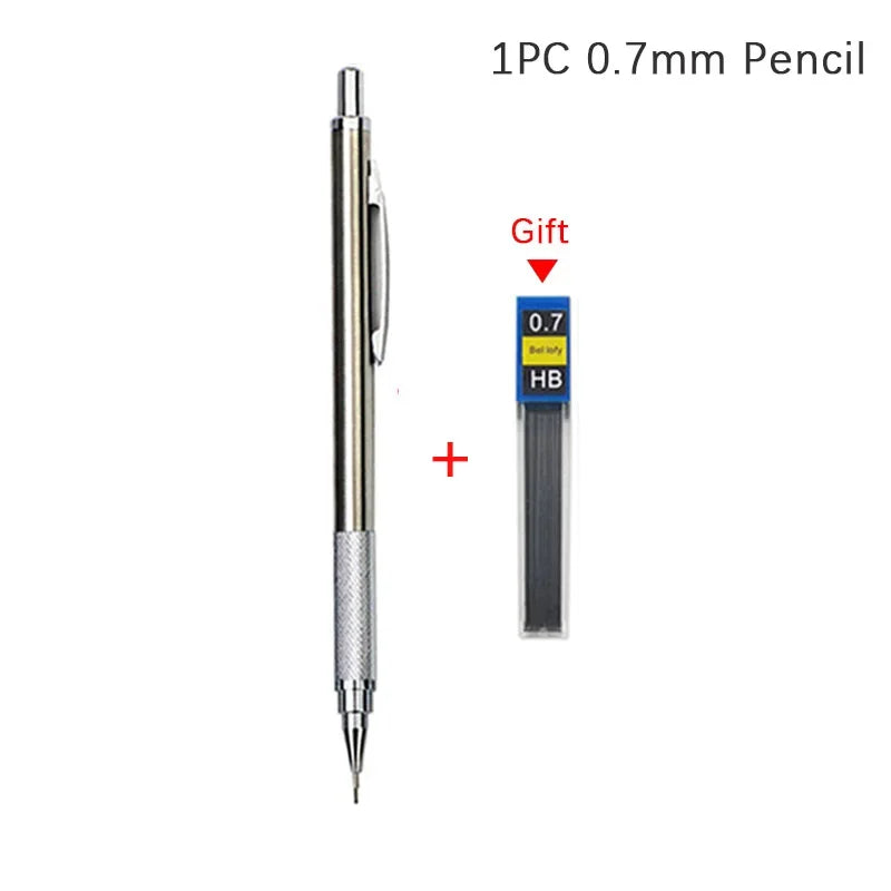 Mechanical Pencil Set 0.3, 0.5, 0.7, 0.9, 1.3, 2.0 mm