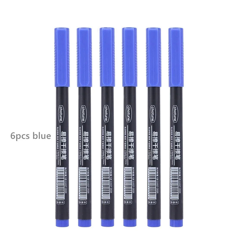 8pcs Erasable Whiteboard Pens 0.5mm