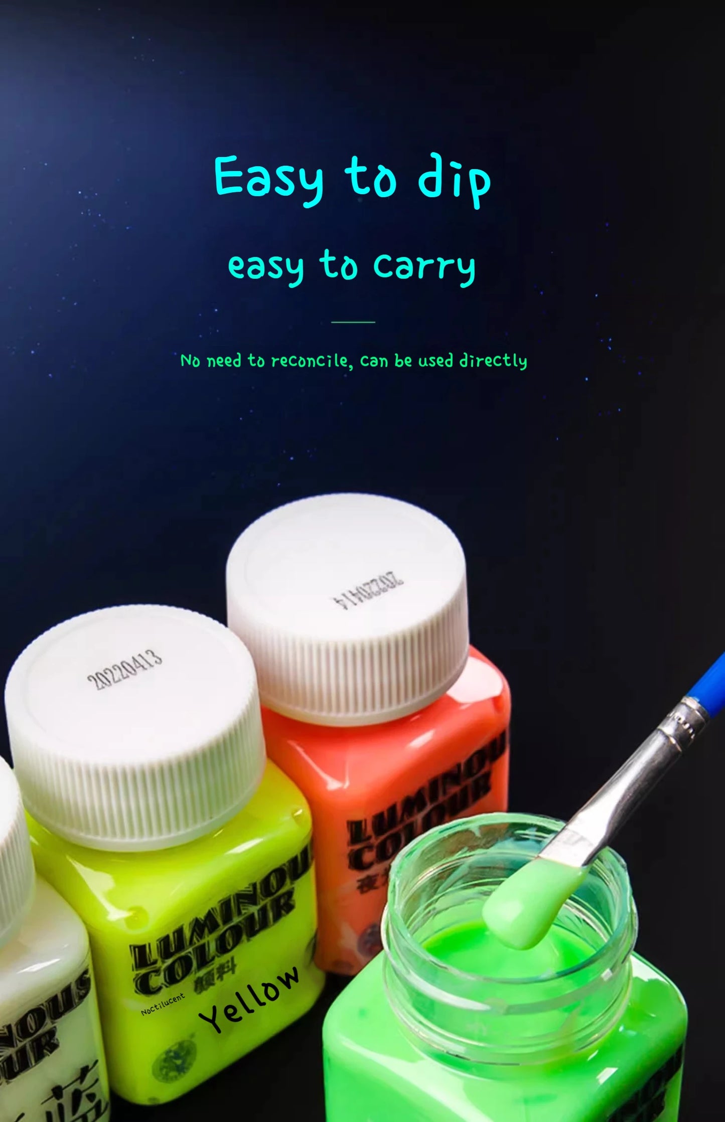 58ML Fluorescent Acrylic Pigment