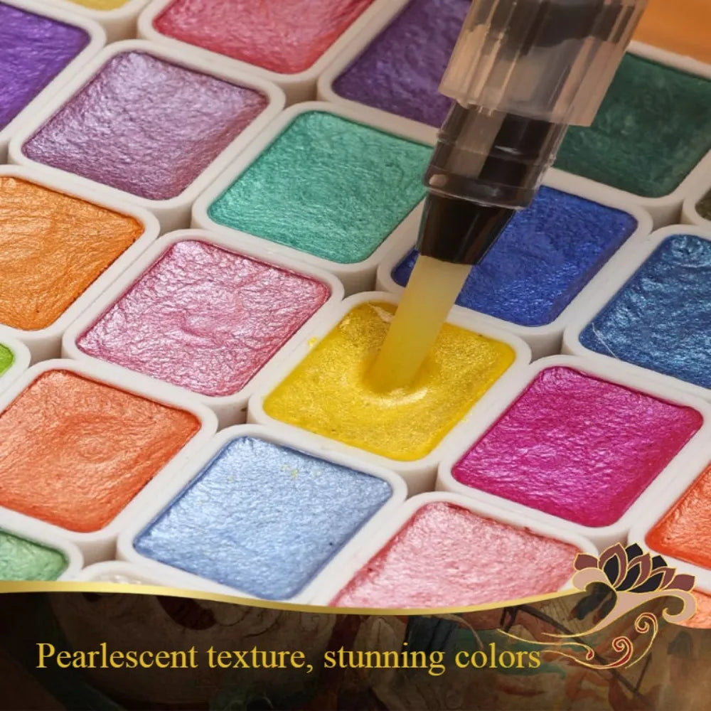 Pearlescent Watercolour Pigments