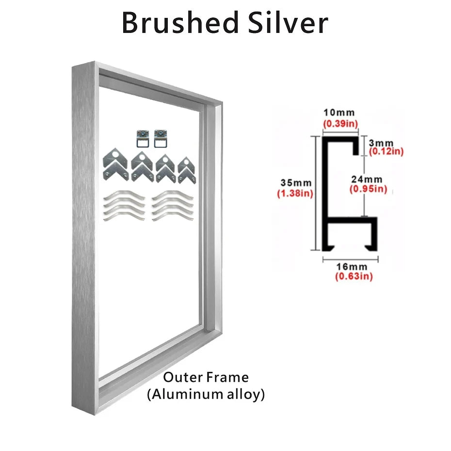 Canvas Picture Frames 8 Colours 40x50 30x40cm