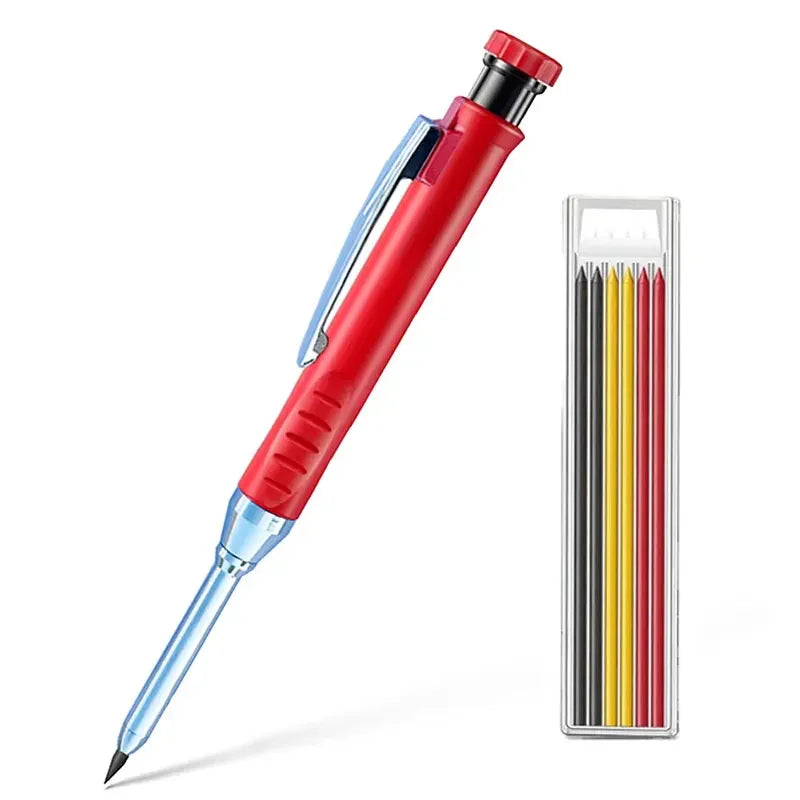 Solid Carpenter Pencil Built-in Sharpener