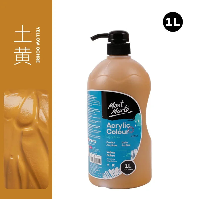 1 Liter Mont Marte Acrylic Paint