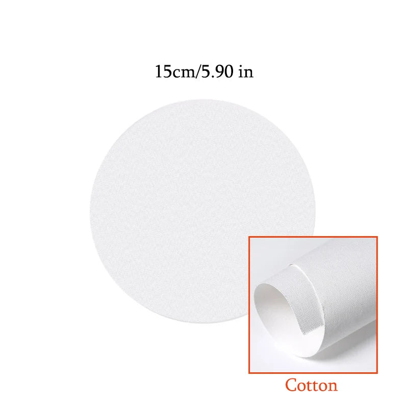 Round Cotton And Linen Canvas 15, 2), 3), 40cm