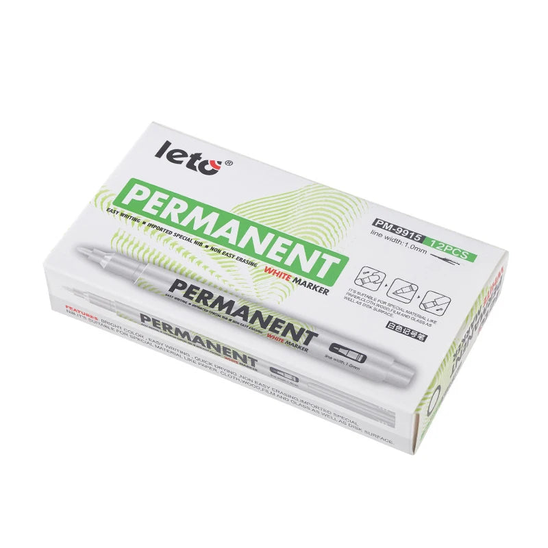 10pcs/Set White Marker Pen
