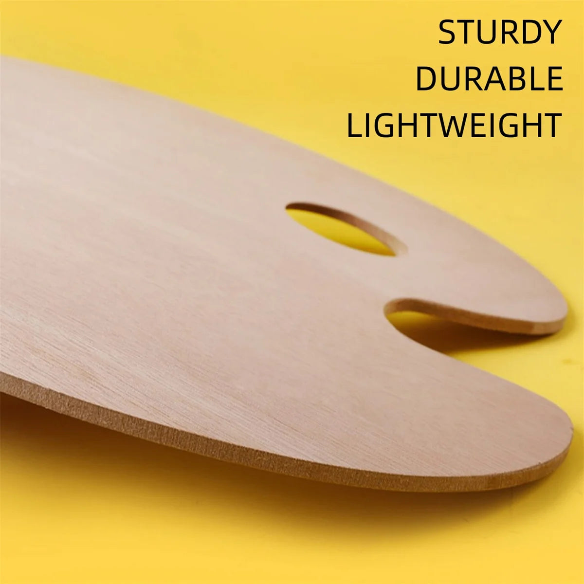 11.2" X 7.9" Wooden Paint Palette