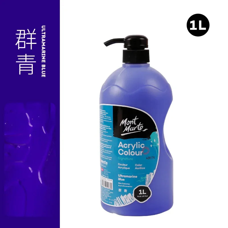 1 Liter Mont Marte Acrylic Paint