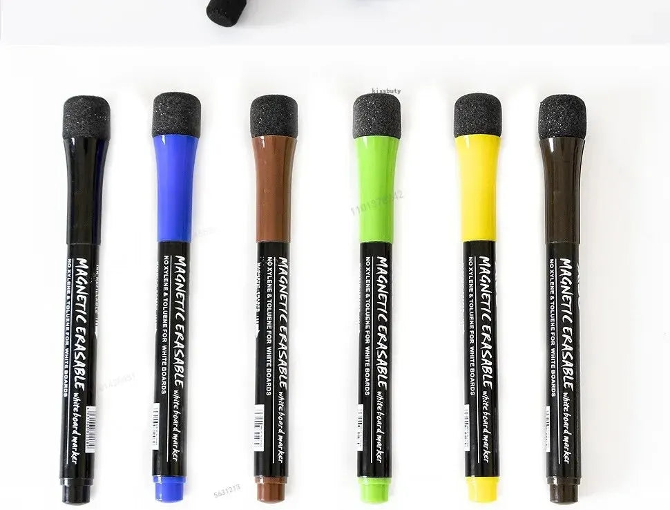 Children 12 Colours Magnetic Whiteboard Marker