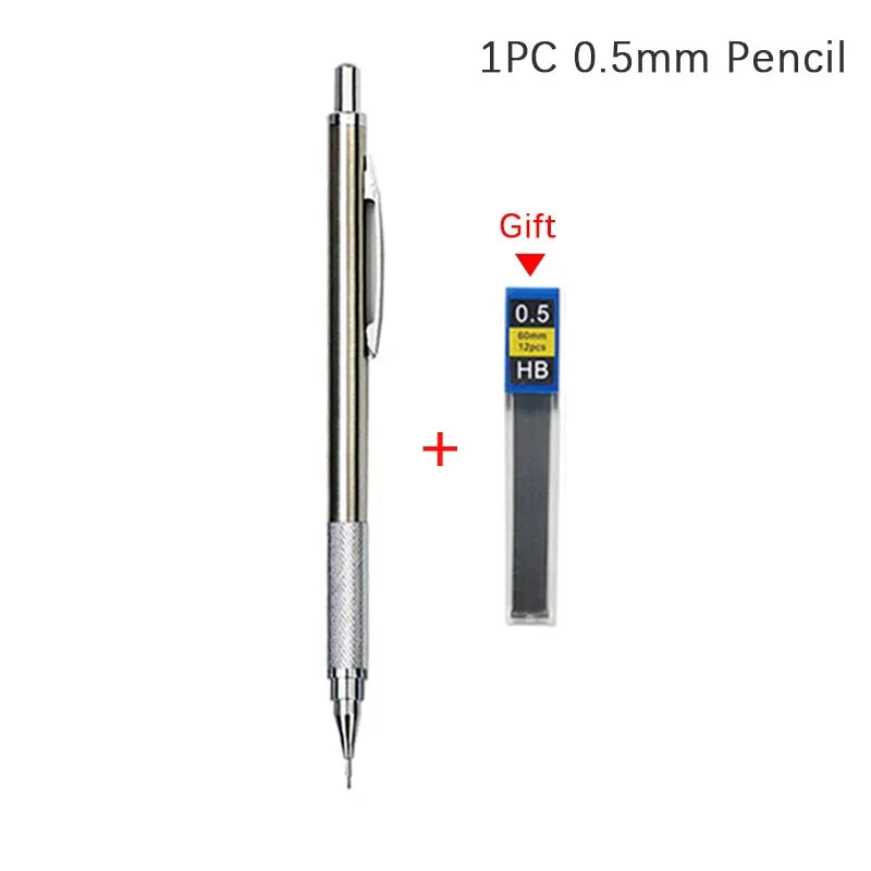 Mechanical Pencil Set 0.3, 0.5, 0.7, 0.9, 1.3, 2.0 mm