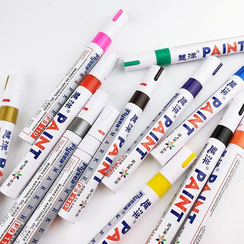 12 Colour Waterproof Permanent Marker