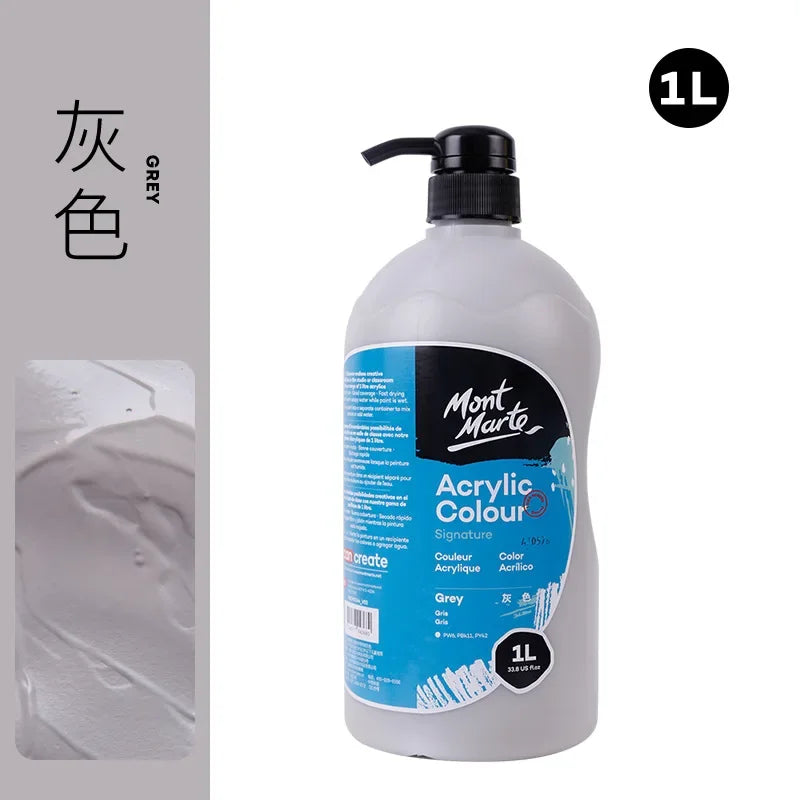 1 Liter Mont Marte Acrylic Paint