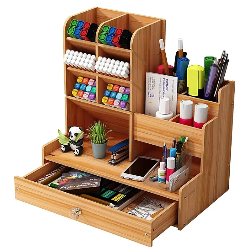 Wooden Desk Organiser DIY