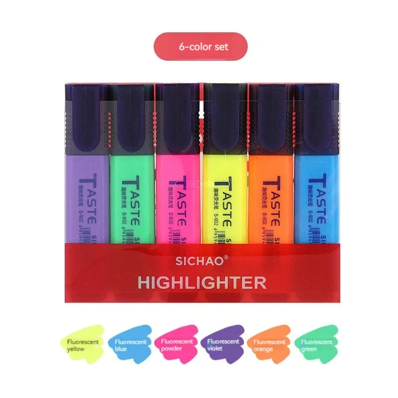 4/8 Pcs/Set Highlighter