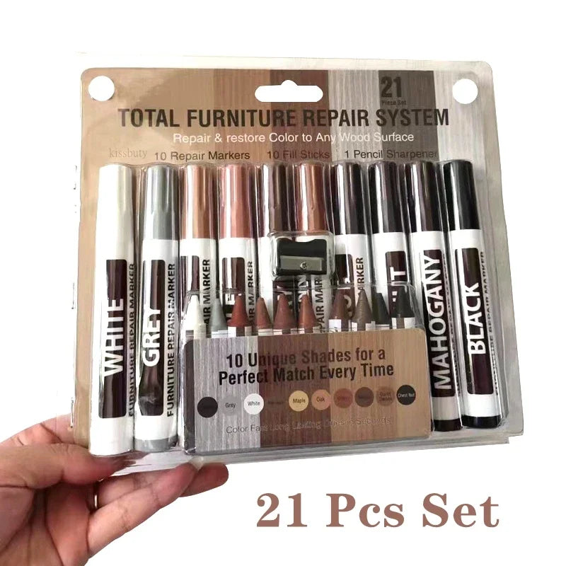 12/17/21Pcs Furniture Touch Up Kit Markers